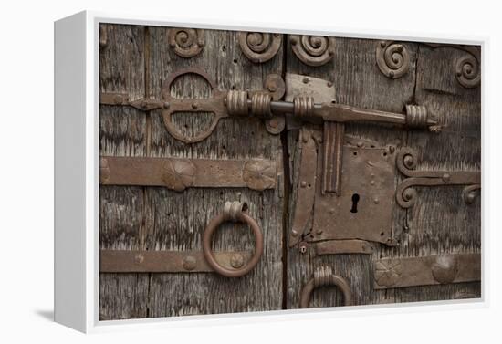 Portal of Romanesque Church of Saint-Saturnin, Boule-D'Amont, Languedoc-Roussillon, France-Pol M.R. Maeyaert-Framed Premier Image Canvas