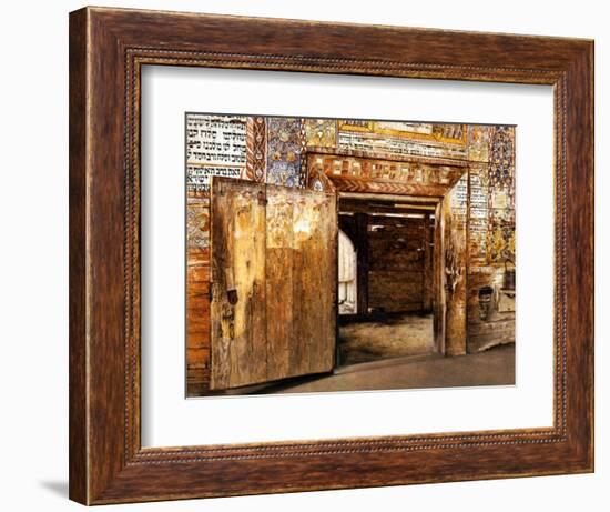 Portal of the Rabbis-Isidor Kaufmann-Framed Art Print