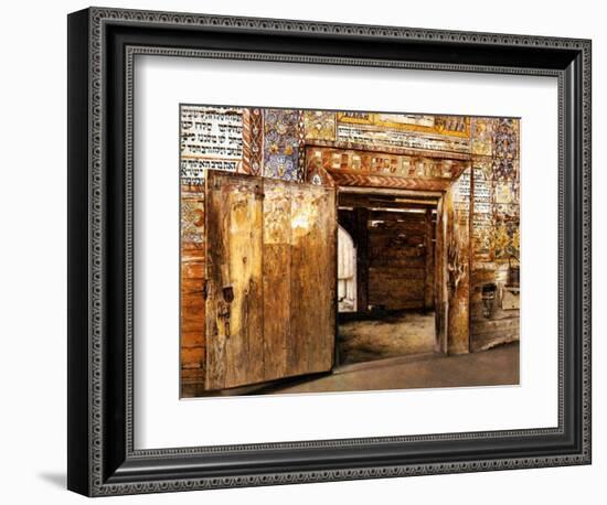 Portal of the Rabbis-Isidor Kaufmann-Framed Art Print