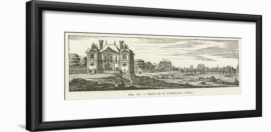 Porte De La Conference, 1650-null-Framed Giclee Print