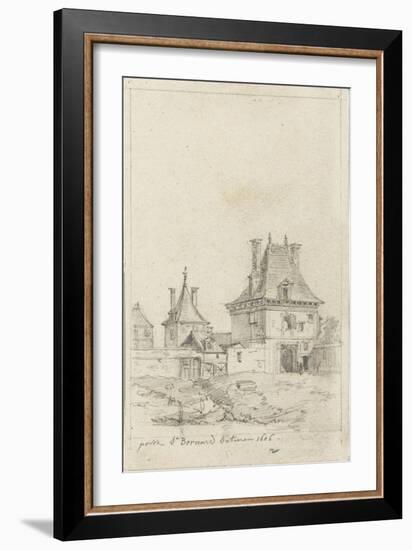 Porte Saint-Bernard bâtie en 1606-null-Framed Giclee Print