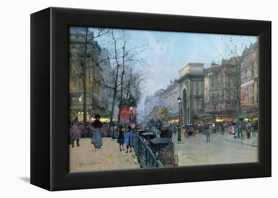 Porte Saint-Martin-Eugene Galien-Laloue-Framed Premier Image Canvas