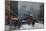 Porte St Denis, Paris black chalk and bodycolour-Eugene Galien-Laloue-Mounted Giclee Print