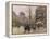 Porte St. Denis, Paris-Eugene Galien-Laloue-Framed Premier Image Canvas