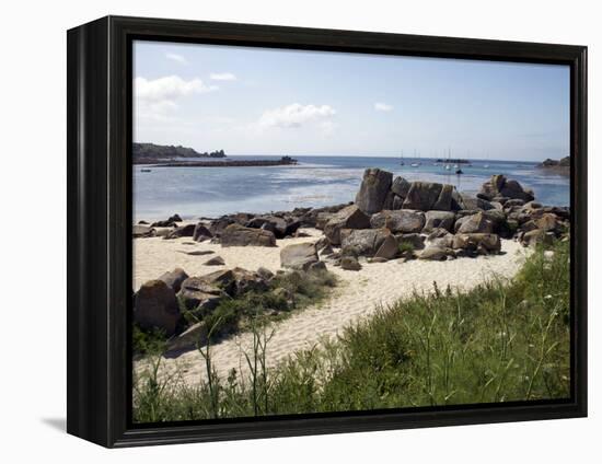 Porth Cress, St. Mary's, Isles of Scilly, United Kingdom, Europe-David Lomax-Framed Premier Image Canvas