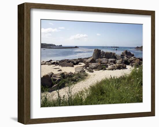 Porth Cress, St. Mary's, Isles of Scilly, United Kingdom, Europe-David Lomax-Framed Photographic Print