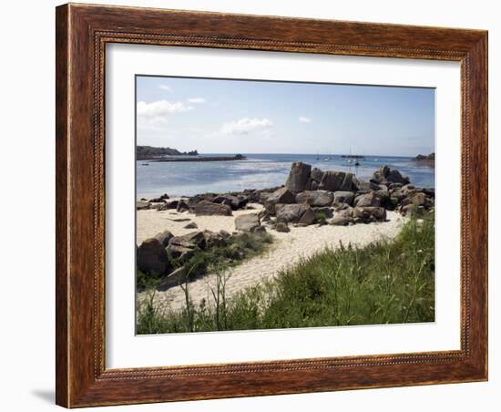 Porth Cress, St. Mary's, Isles of Scilly, United Kingdom, Europe-David Lomax-Framed Photographic Print