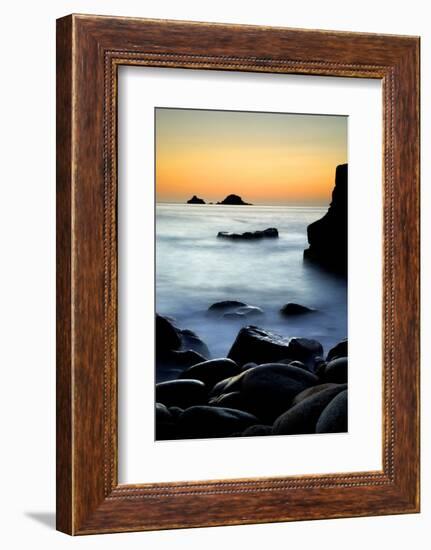 Porth Nanven, Cot Valley, Near St Just, Cornwall, UK-Ross Hoddinott-Framed Photographic Print