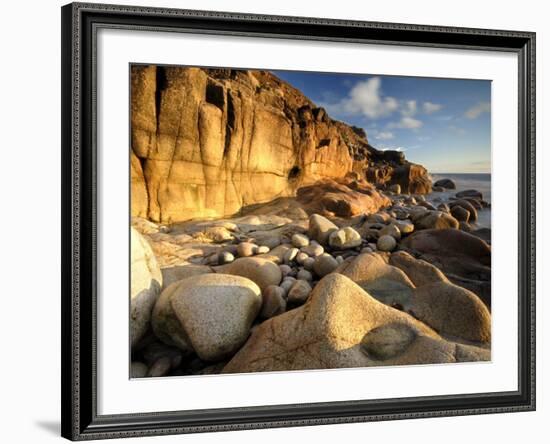 Porth Nanven, Nr St Just, Cornwall, UK-Ross Hoddinott-Framed Photographic Print