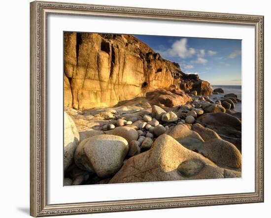 Porth Nanven, Nr St Just, Cornwall, UK-Ross Hoddinott-Framed Photographic Print