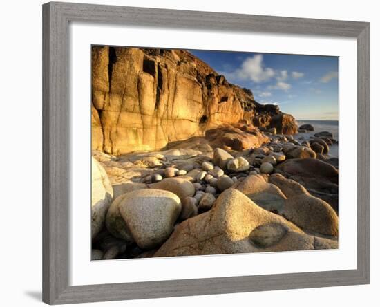 Porth Nanven, Nr St Just, Cornwall, UK-Ross Hoddinott-Framed Photographic Print