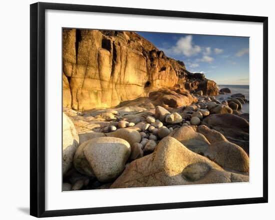 Porth Nanven, Nr St Just, Cornwall, UK-Ross Hoddinott-Framed Photographic Print