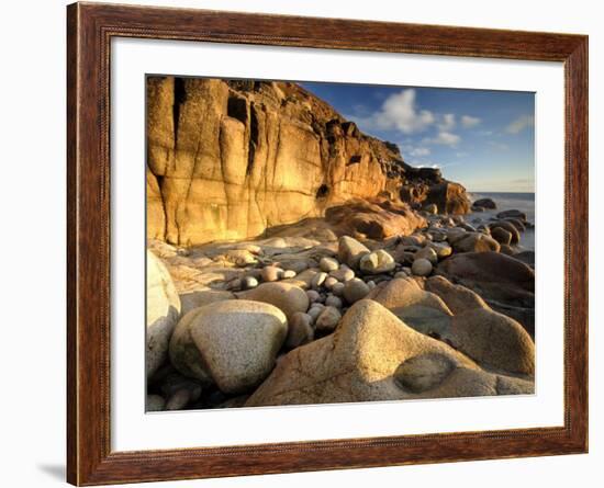 Porth Nanven, Nr St Just, Cornwall, UK-Ross Hoddinott-Framed Photographic Print