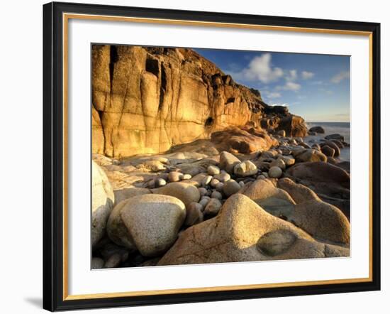 Porth Nanven, Nr St Just, Cornwall, UK-Ross Hoddinott-Framed Photographic Print