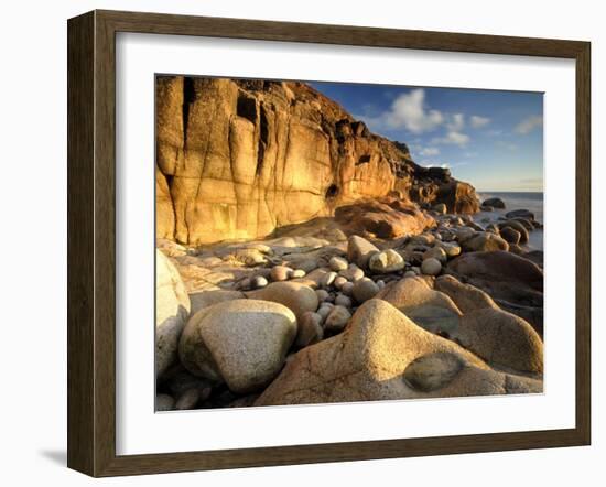 Porth Nanven, Nr St Just, Cornwall, UK-Ross Hoddinott-Framed Photographic Print