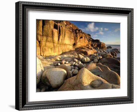 Porth Nanven, Nr St Just, Cornwall, UK-Ross Hoddinott-Framed Photographic Print