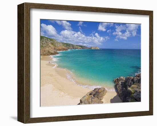 Porthcurno Beach, Cornwall, England, United Kingdom, Europe-Neale Clark-Framed Photographic Print