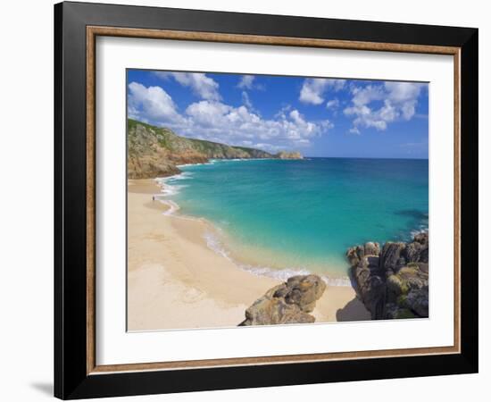 Porthcurno Beach, Cornwall, England, United Kingdom, Europe-Neale Clark-Framed Photographic Print