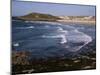 Porthmeor Beach and St. Ives Head, St. Ives, Cornwall, England, United Kingdom-Ken Gillham-Mounted Photographic Print