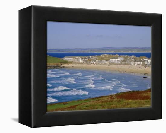 Porthmeor Beach, St. Ives, Cornwall, England, UK-Ken Gillham-Framed Premier Image Canvas