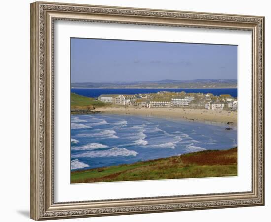 Porthmeor Beach, St. Ives, Cornwall, England, UK-Ken Gillham-Framed Photographic Print