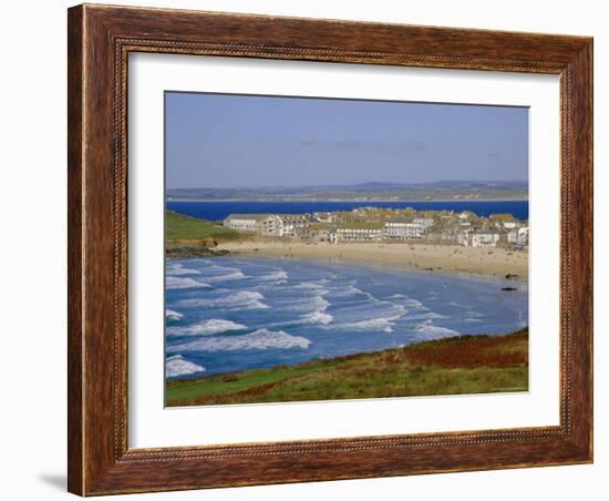 Porthmeor Beach, St. Ives, Cornwall, England, UK-Ken Gillham-Framed Photographic Print