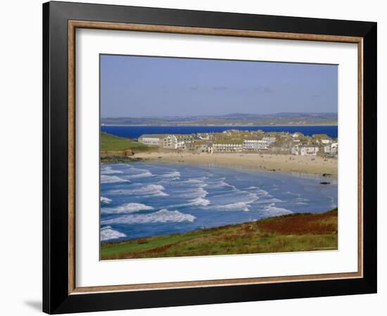 Porthmeor Beach, St. Ives, Cornwall, England, UK-Ken Gillham-Framed Photographic Print