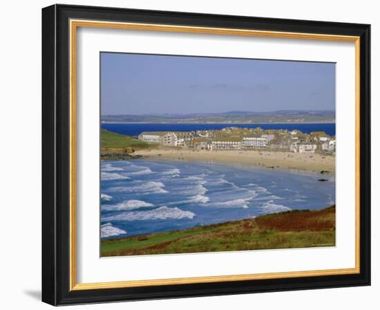 Porthmeor Beach, St. Ives, Cornwall, England, UK-Ken Gillham-Framed Photographic Print