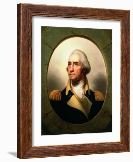 Porthole Portrait of George Washington, 1795-Rembrandt Peale-Framed Giclee Print