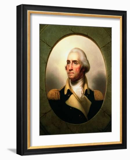 Porthole Portrait of George Washington, 1795-Rembrandt Peale-Framed Giclee Print