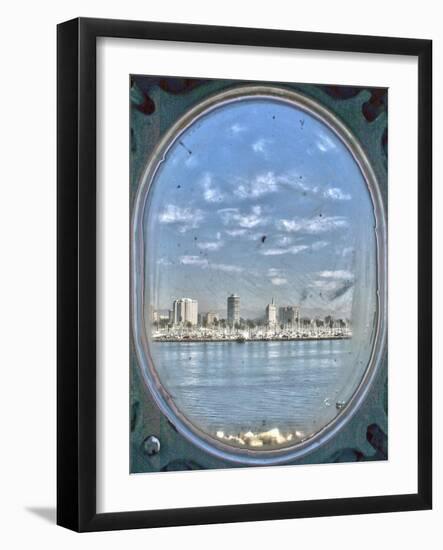 Porthole Views-Toula Mavridou-Messer-Framed Giclee Print