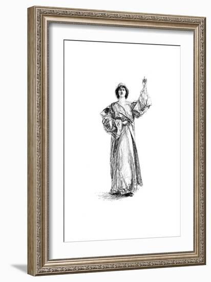 Portia, 1895-Edwin Austin Abbey-Framed Giclee Print