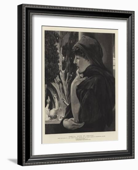 Portia, Wife of Brutus-Sir Lawrence Alma-Tadema-Framed Giclee Print