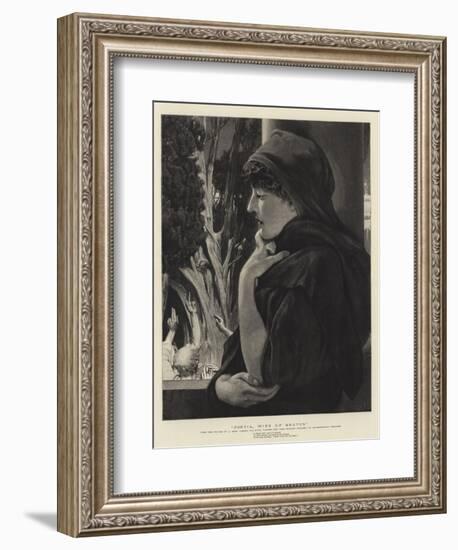 Portia, Wife of Brutus-Sir Lawrence Alma-Tadema-Framed Giclee Print