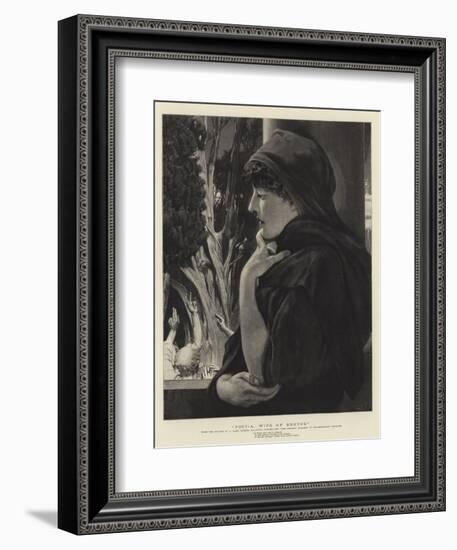 Portia, Wife of Brutus-Sir Lawrence Alma-Tadema-Framed Giclee Print