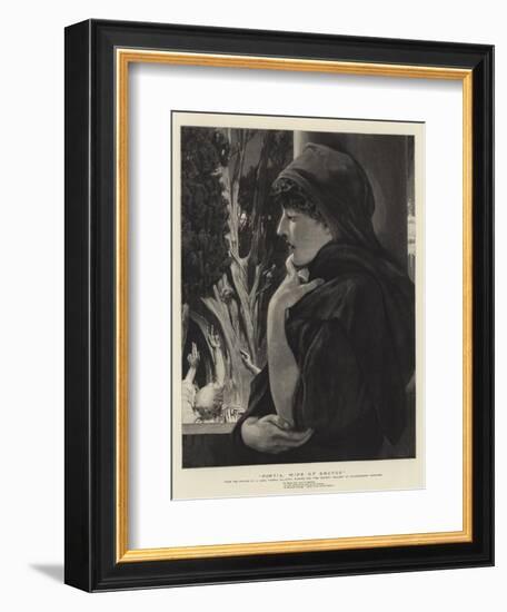 Portia, Wife of Brutus-Sir Lawrence Alma-Tadema-Framed Giclee Print