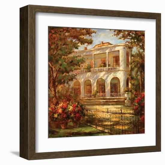 Portico at Sunset-Enrique Bolo-Framed Art Print