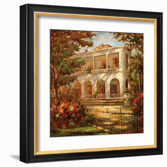 Portico at Sunset-Enrique Bolo-Framed Art Print