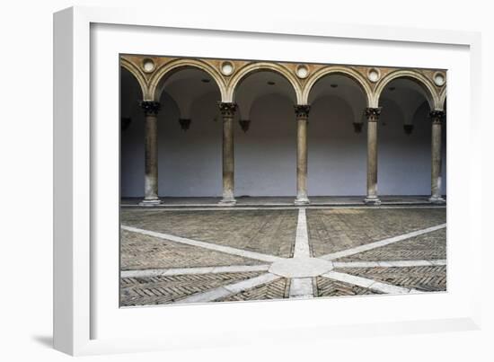 Portico, Court of Honour, Ducale Palace-Luciano Laurana-Framed Giclee Print