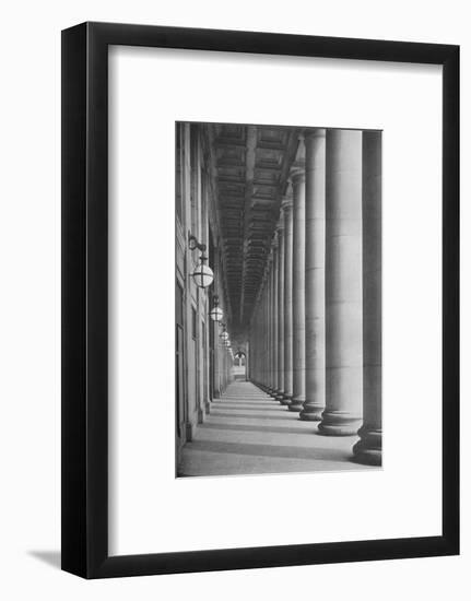 Portico facing Canal Street, Chicago Union Station, Illinois, 1926-null-Framed Photographic Print