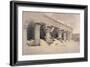 Portico of the Temple of Edfou, Egypt-David Roberts-Framed Giclee Print