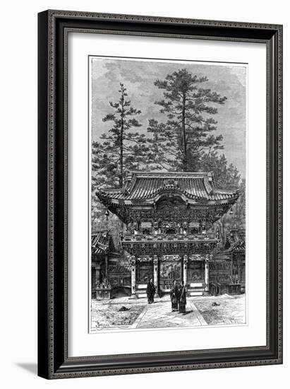 Portico of the Temple of the Four Dragons (Nikko Toshog), Nikko, Japan, 1895-Armand Kohl-Framed Giclee Print