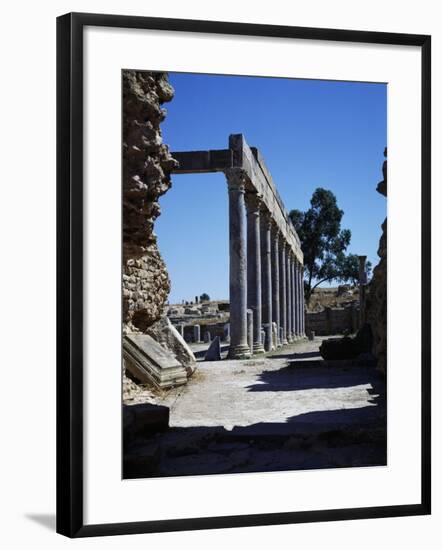 Portico with Corinthian Columns of Gymnasium of Petronii-null-Framed Giclee Print