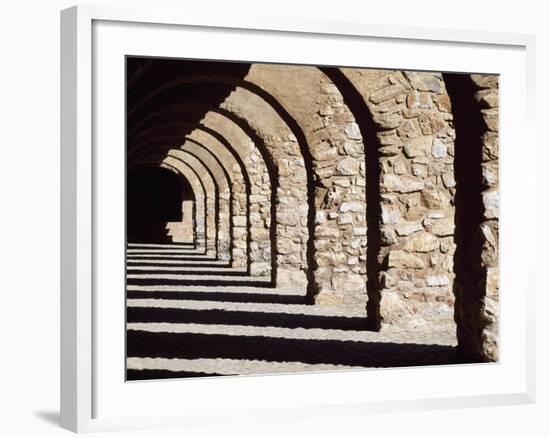 Porticos Along Parade Ground-null-Framed Giclee Print