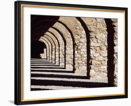 Porticos Along Parade Ground-null-Framed Giclee Print