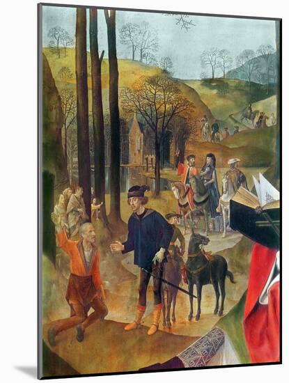 Portinari Altarpiece, right Panel (Detail of the Arrival of the Magi), C.1479 (Oil on Panel)-Hugo van der Goes-Mounted Giclee Print