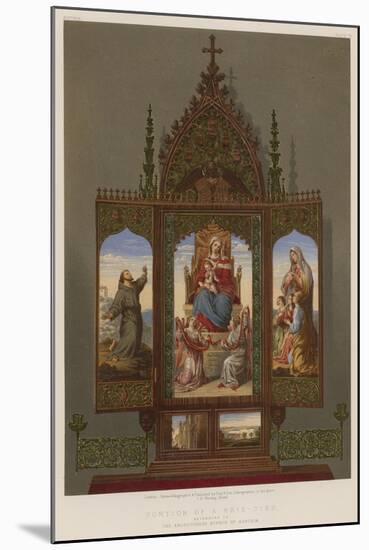 Portion of a Prie-Dieu Belonging to the Archduchess Sophia of Austria-null-Mounted Giclee Print