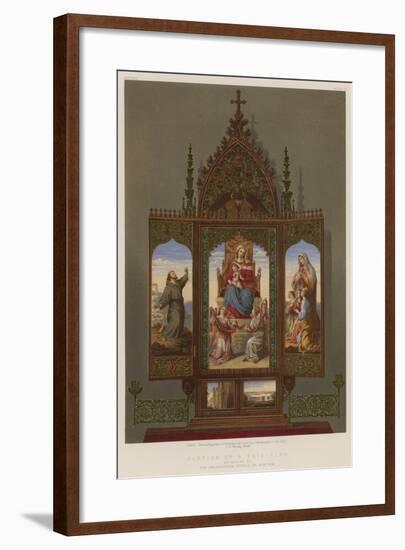 Portion of a Prie-Dieu Belonging to the Archduchess Sophia of Austria-null-Framed Giclee Print