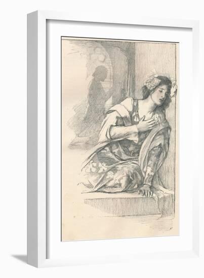 Portion of Illustration for Mrs Blashfields Parlour Plays, C1901-Edwin Howland Blashfield-Framed Giclee Print