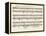 Portion of the Manuscript of Beethoven's a Flat Major Sonata, Opus 26-Ludwig Van Beethoven-Framed Premier Image Canvas